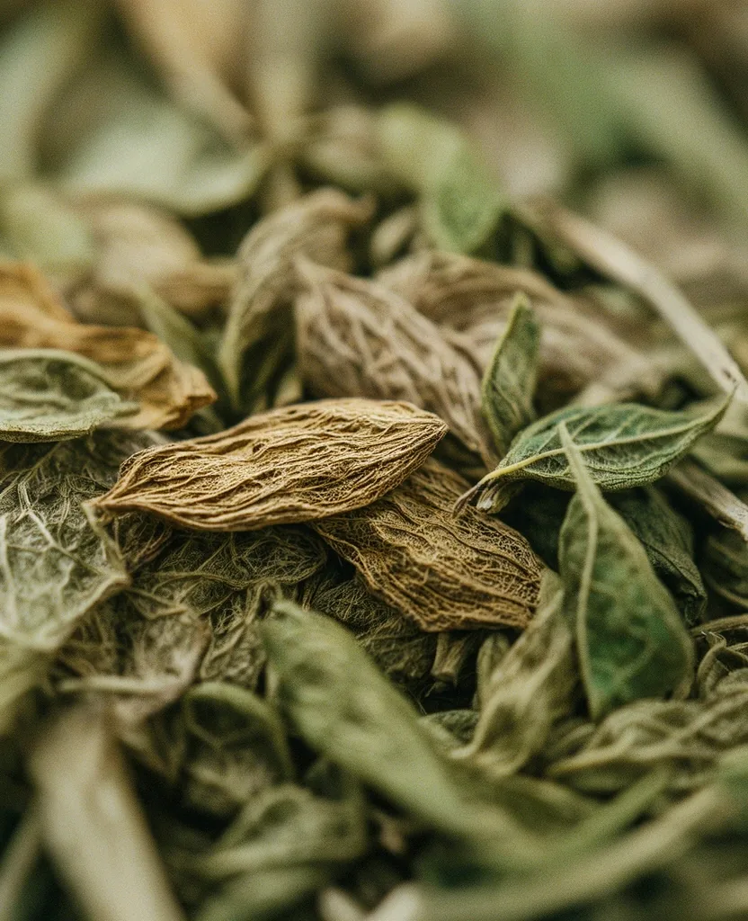 Botanical fiber detail