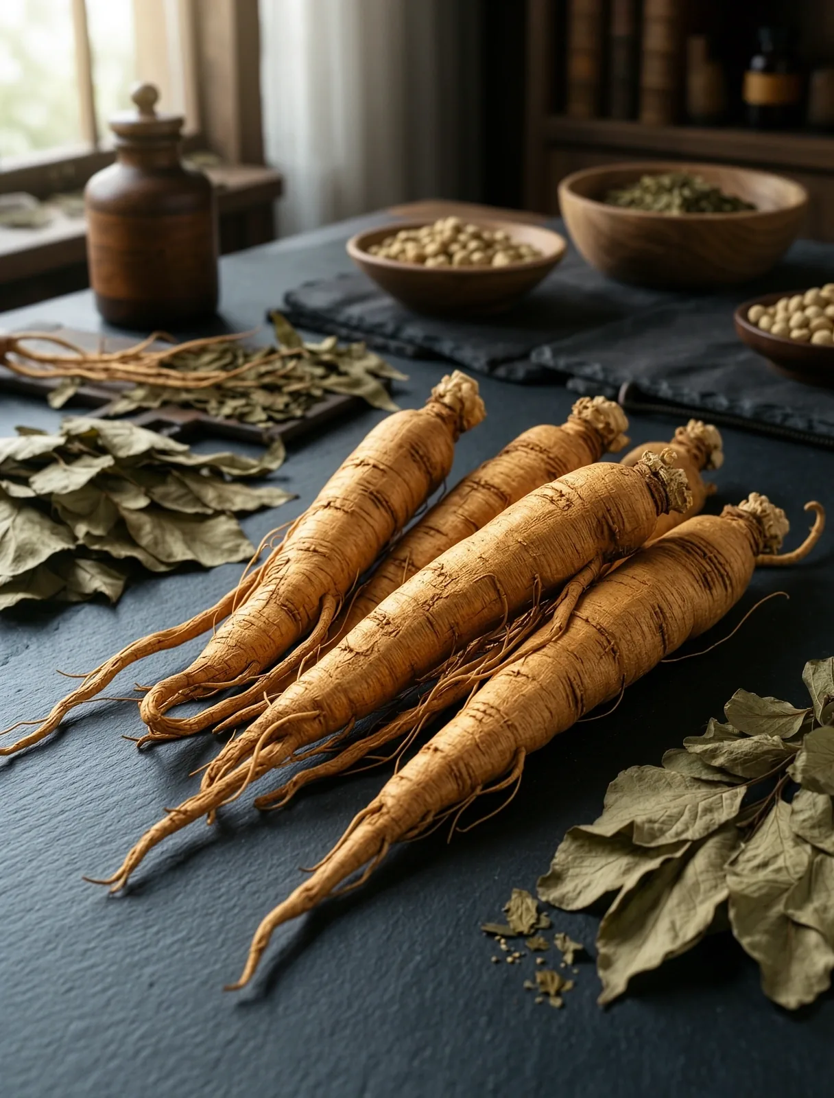 Raw botanical fibers macro