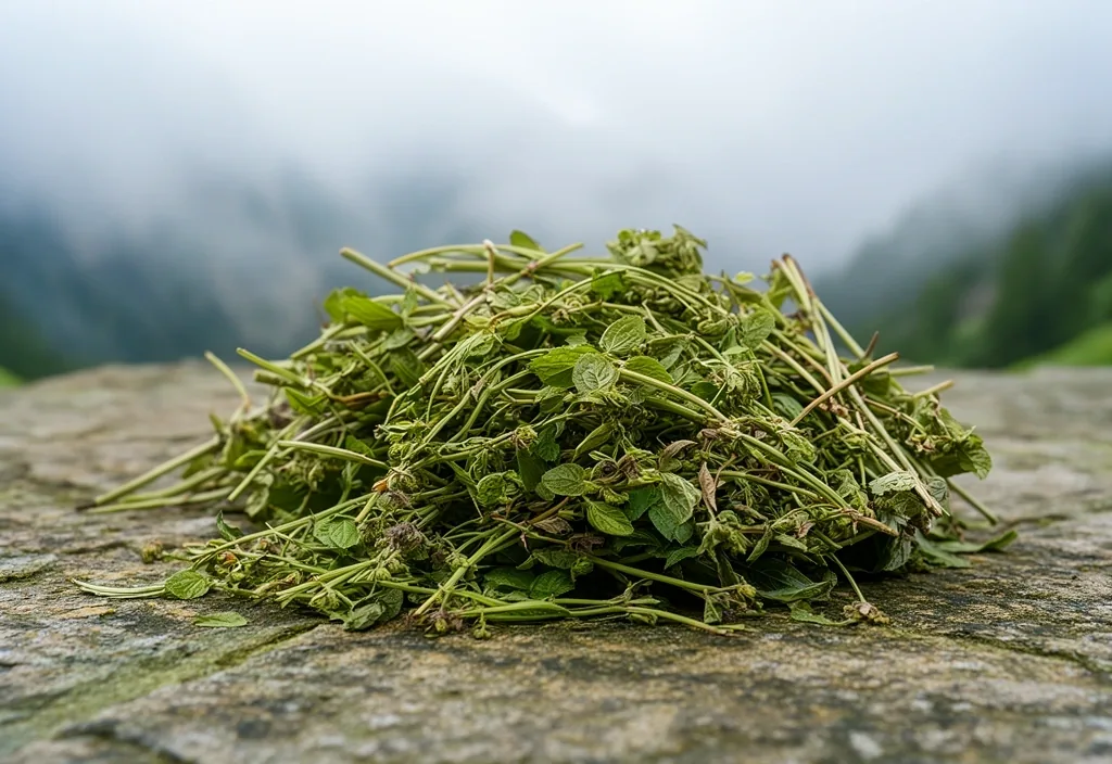 Raw botanical leaf